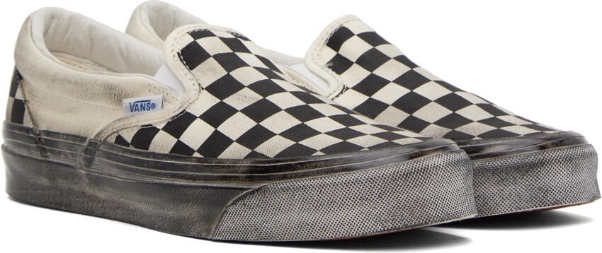 Vans Off-White OG Classic Slip-On LX Stressed Sneakers - Picture 2