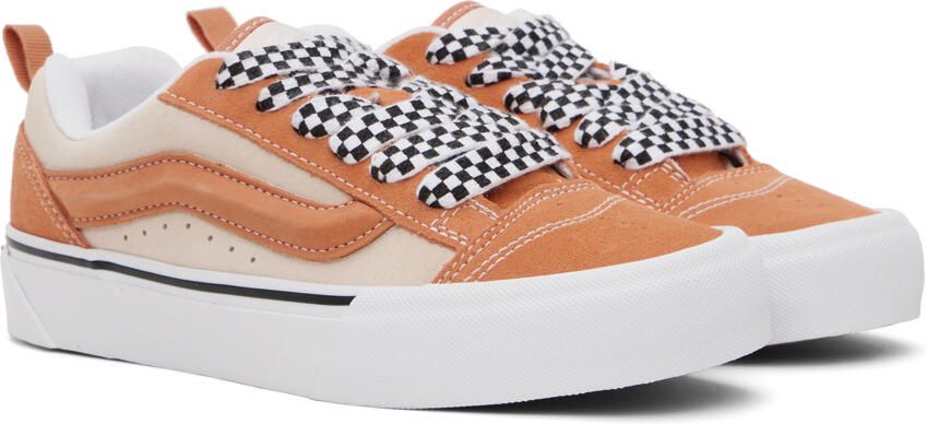 Vans Orange & Beige Knu Skool VLT LX Sneakers - Picture 2