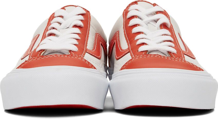 Vans Orange & White Style 36 VLT LX Sneakers - Picture 3