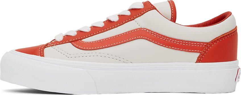 Vans Orange & White Style 36 VLT LX Sneakers - Picture 4