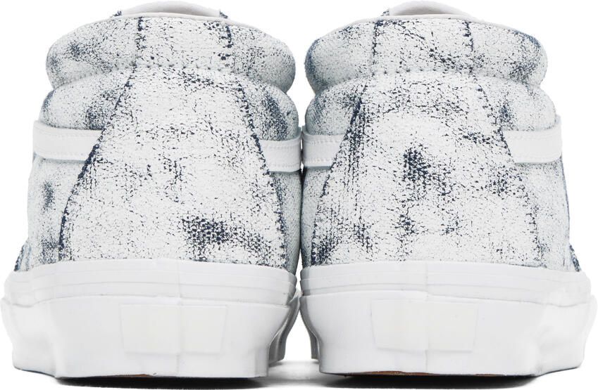 Vans White OG Sk8 Mid LX Distress Sneakers