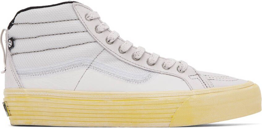 Vans White Sk8-Hi Notchback Sneakers - Picture 9