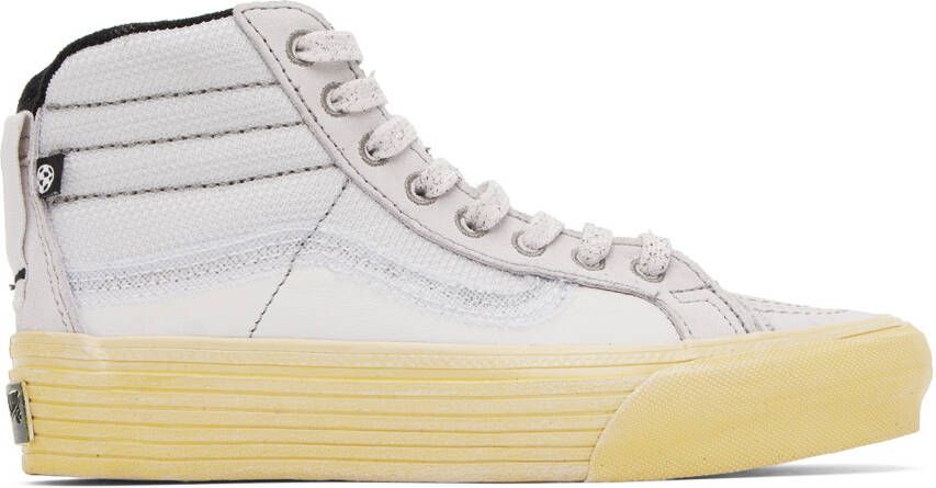 Vans White Sk8-Hi Notchback Sneakers - Picture 5