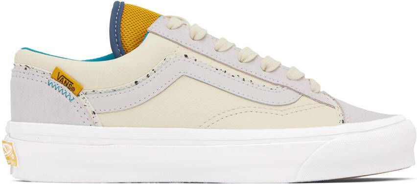 Vans Yellow & White OG Style 36 UI Sneakers - Picture 5