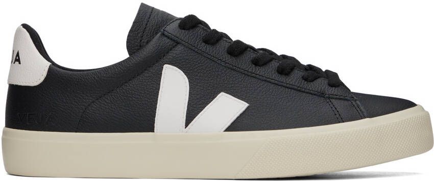 VEJA Black & White Campo Sneakers - Picture 2
