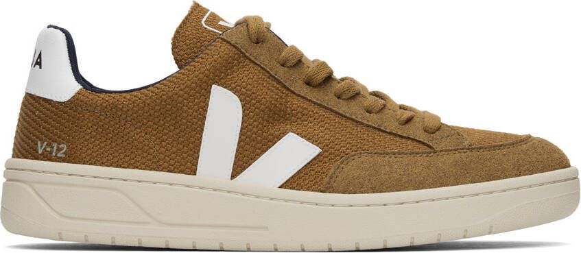 VEJA Brown V-12 Alveomesh Sneakers - Picture 5