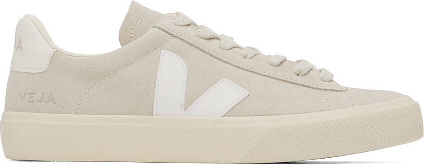 VEJA Off-White Suede Campo Sneakers - Picture 3