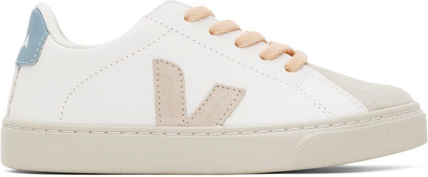 VEJA Kids White & Beige Esplar Sneakers