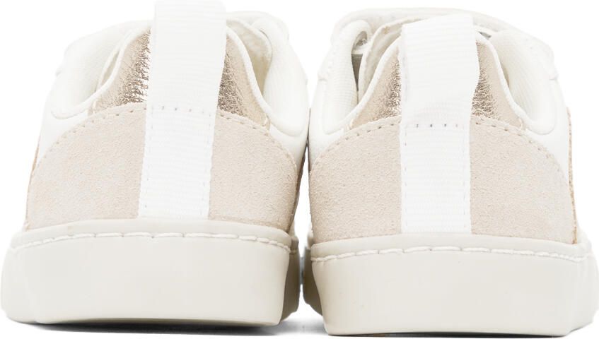 VEJA Baby White & Multicolor V-10 Sneakers