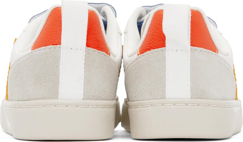 VEJA Kidds White & Multicolor V-10 Sneakers