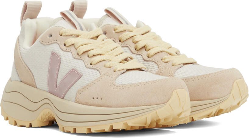 VEJA White & Beige Venturi Sneakers - Picture 3