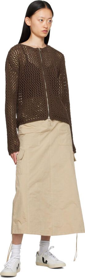 VEJA White & Black Leather Esplar Sneakers - Picture 4