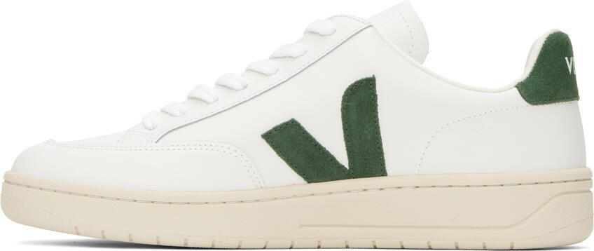 VEJA White V-12 Sneakers - Picture 4