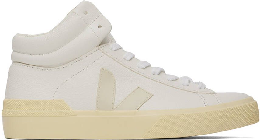 VEJA White & Beige Minotaur High Sneakers - Picture 2