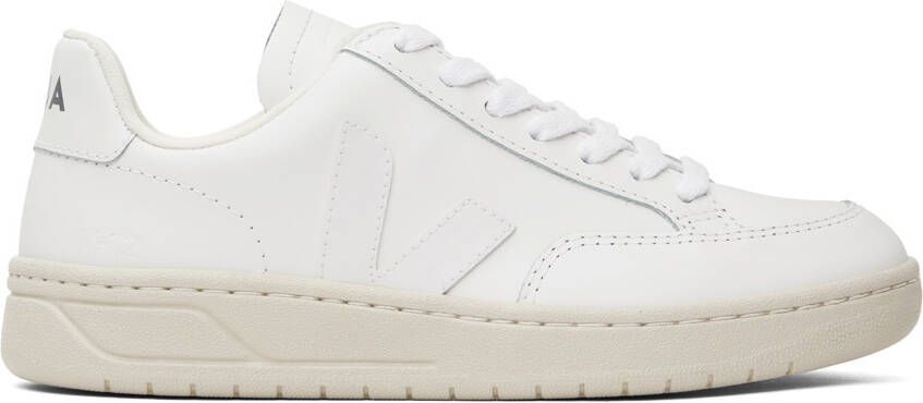 VEJA White Leather Recife Sneakers - Picture 6