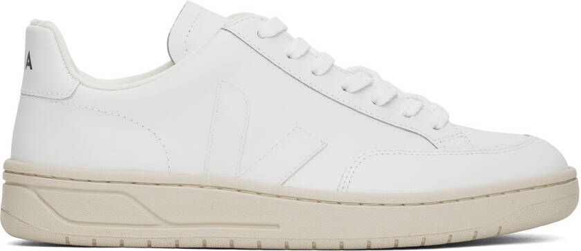 VEJA White V-12 Sneakers - Picture 3