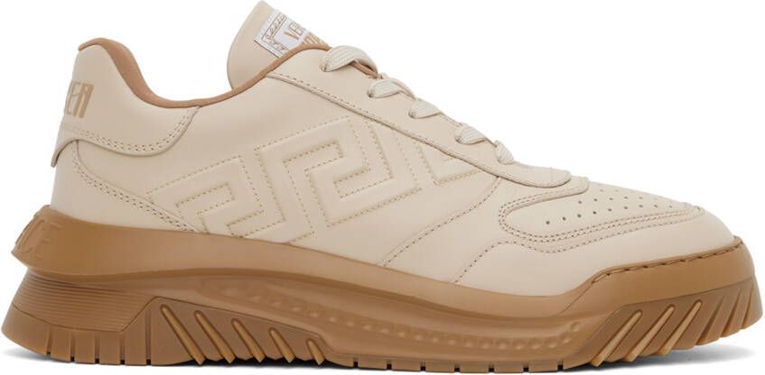 Versace Beige Greca Odissea Sneakers - Picture 5
