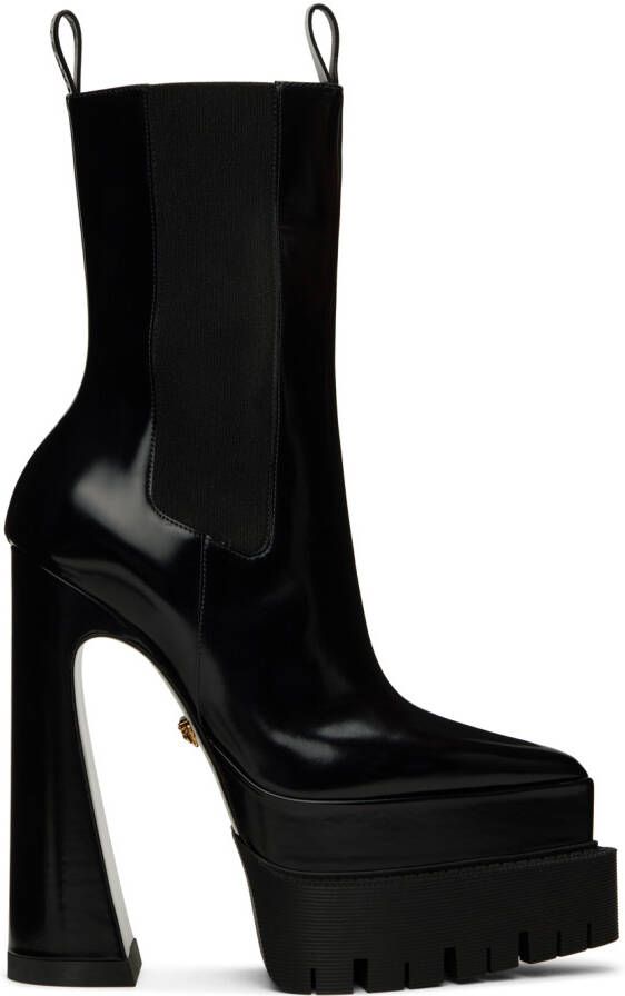 Versace Black Aevitas Boots - Picture 5