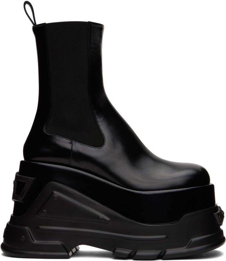 Versace Black Medusa Anthem Boots - Picture 2