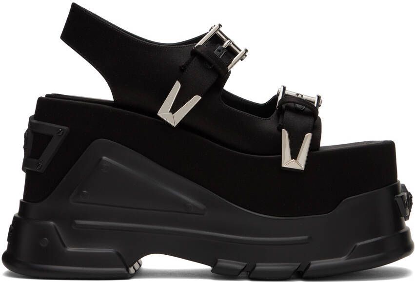 Versace Black Medusa Anthem Platform Sandals - Picture 5