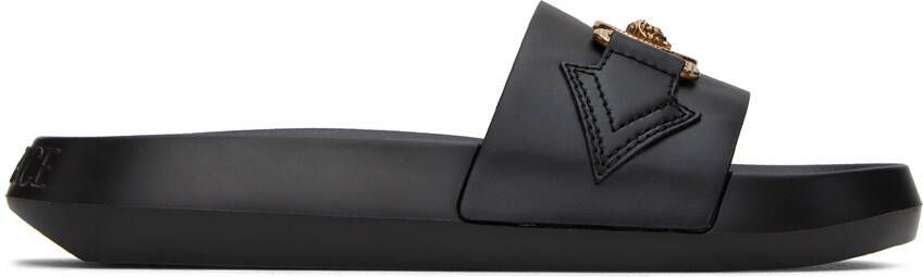 Versace Black Medusa Biggie Slides - Picture 5