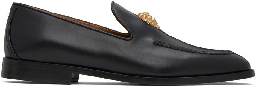 Versace Black Medusa Loafers - Picture 5