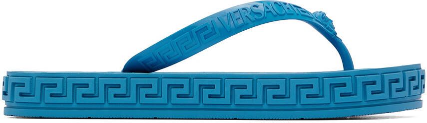 Versace Blue Pool Slides