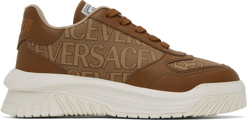 Versace Brown Odissea Sneakers - Picture 5