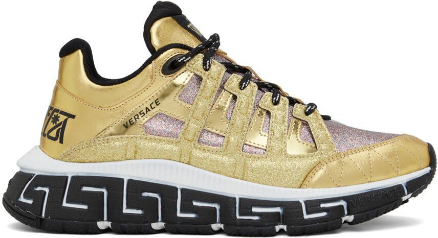 Versace Gold Trigreca Sneakers - Picture 5