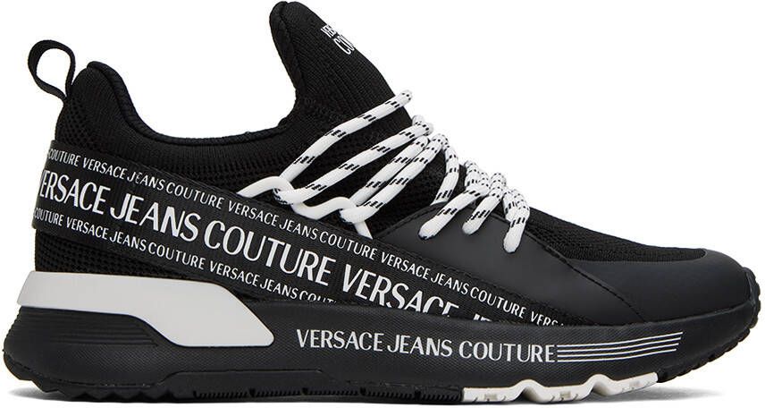 Versace Jeans Couture Black & White Dynamic Sneakers