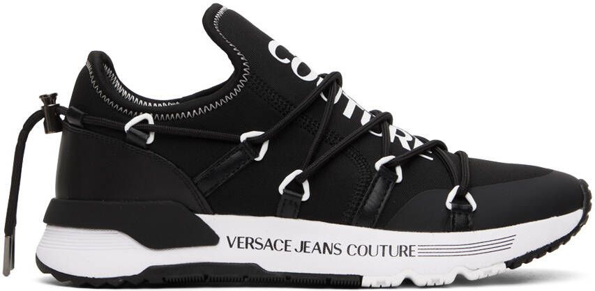 Versace Jeans Couture Black & White Dynamic Sneakers