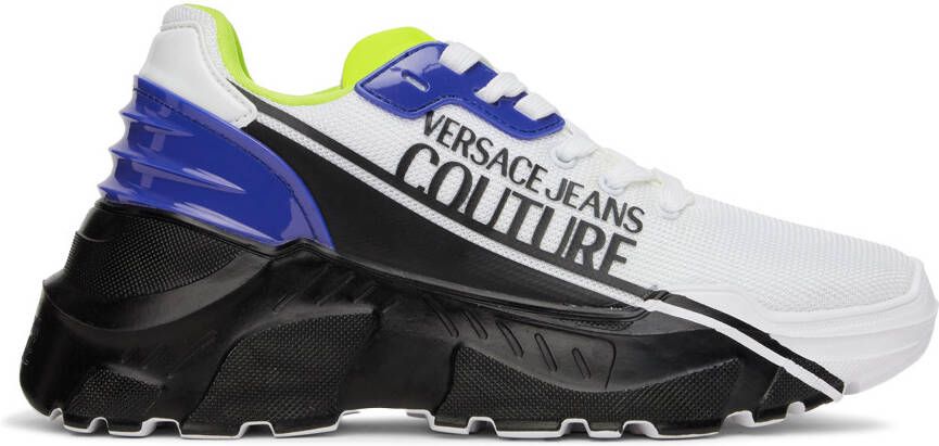 Versace Jeans Couture Black & White Speedtrack Sneakers - Picture 2