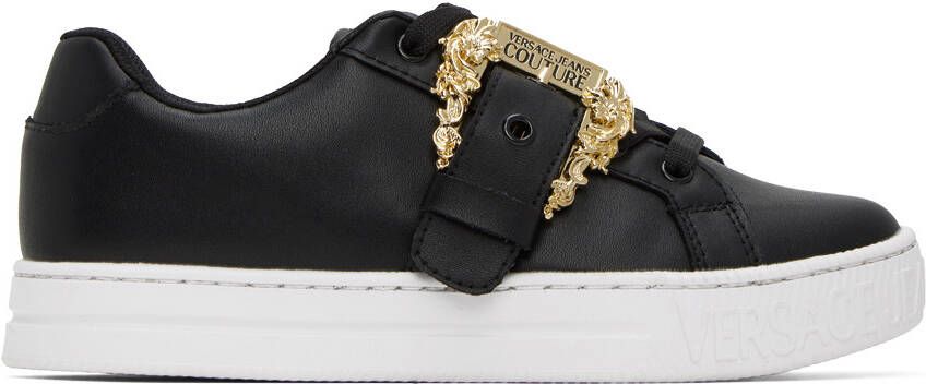 Versace Jeans Couture Black Court 88 Sneakers - Picture 5