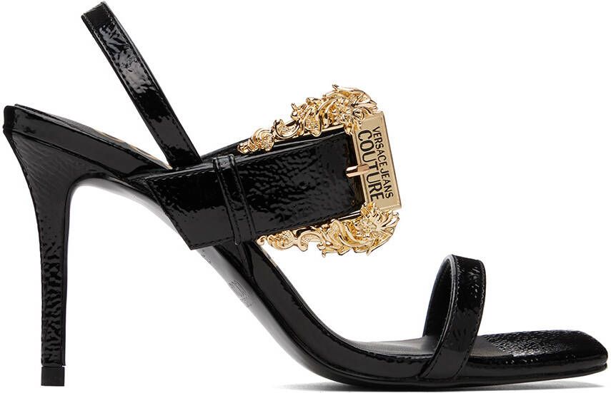 Versace Jeans Couture Black Emily Sandals - Picture 5
