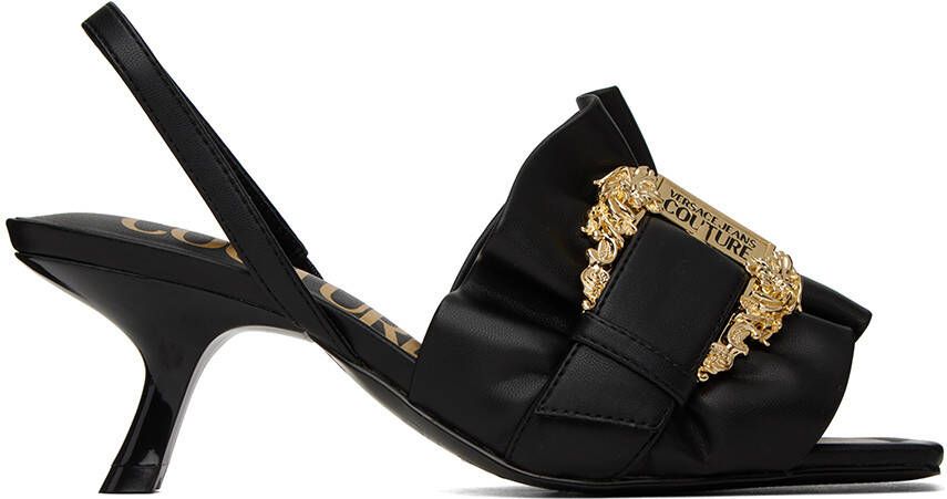 Versace Jeans Couture Black Fiona Heels - Picture 5