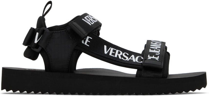 Versace Jeans Couture Black Ipanema Sandals