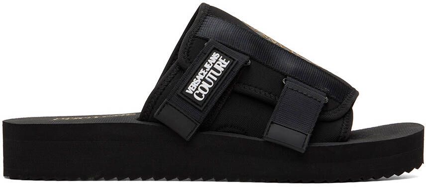 Versace Jeans Couture Black Ipanema Sandals - Picture 5