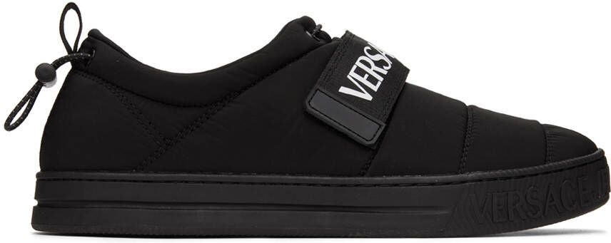 Versace Jeans Couture Black Court 88 Sneakers - Picture 6