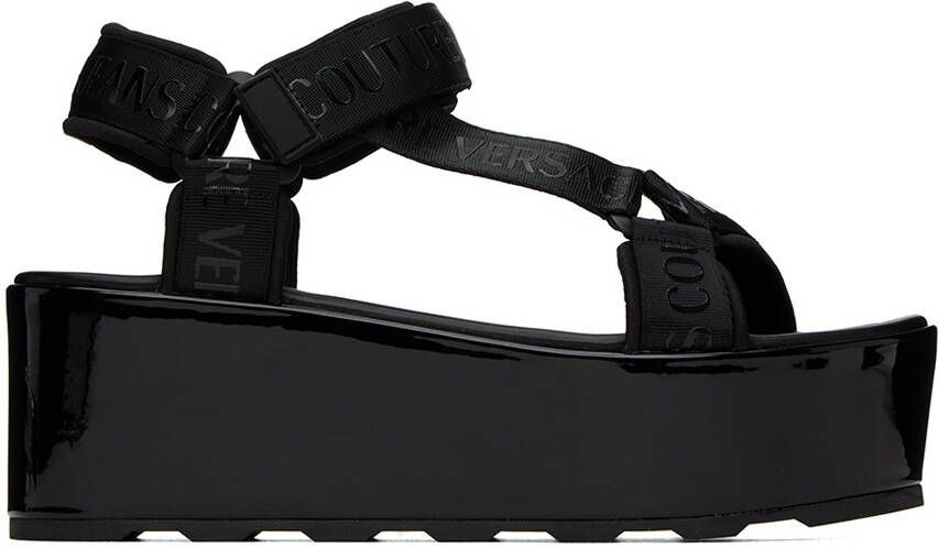 Versace Jeans Couture Black Mallory Sandals - Picture 5