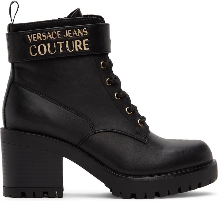 Versace Jeans Couture Black Mia Strap Boots - Picture 4