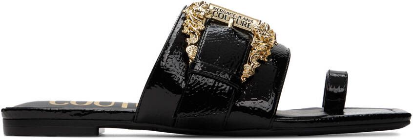 Versace Jeans Couture Black Millie Sandals - Picture 5