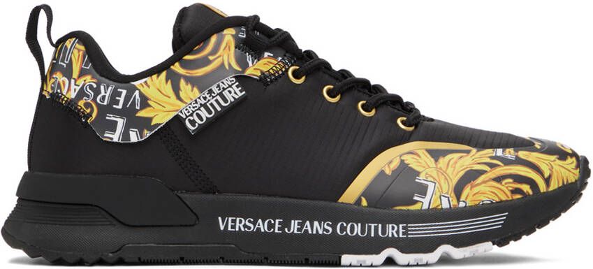 Versace Jeans Couture Black Regalia Baroque Sneakers - Picture 5