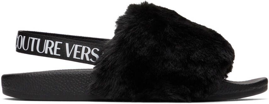 Versace Jeans Couture Black Shelly Sandals - Picture 5