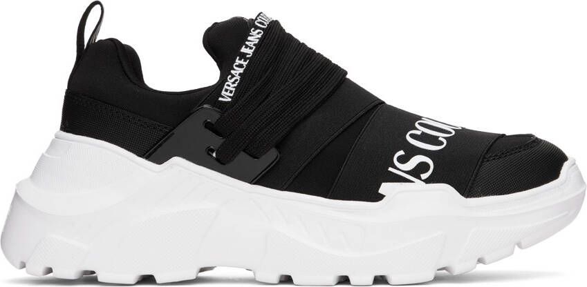 Versace Jeans Couture Black Speedtrack Sneakers - Picture 5