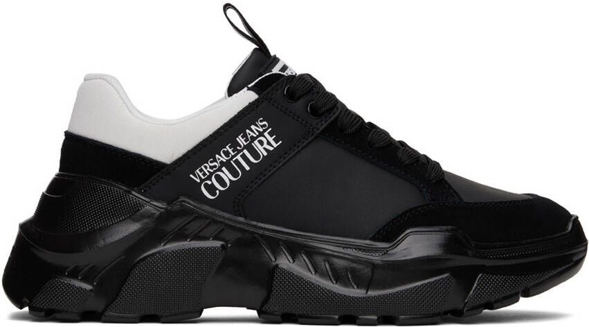 Versace Jeans Couture Black Speedtrack Sneakers - Picture 5