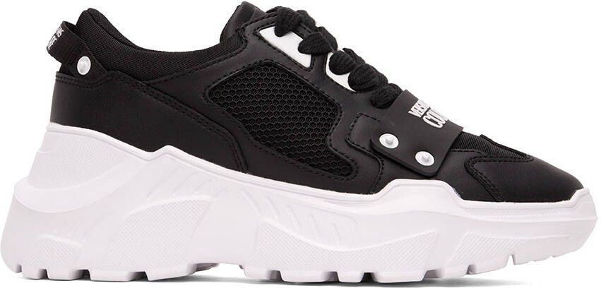 Versace Jeans Couture Black Speedtrack Sneakers - Picture 8