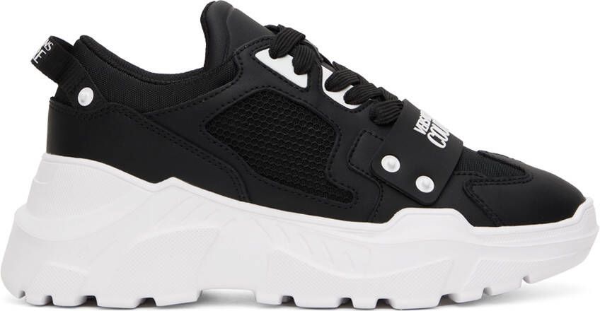 Versace Jeans Couture Black Speedtrack Sneakers