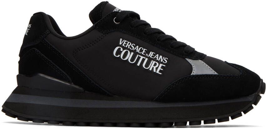 Versace Jeans Couture Black Speedtrack Sneakers - Picture 4