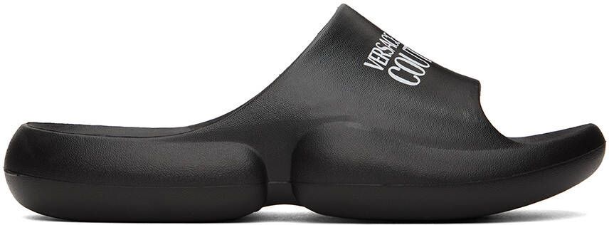 Versace Jeans Couture Black Tago Slides - Picture 5