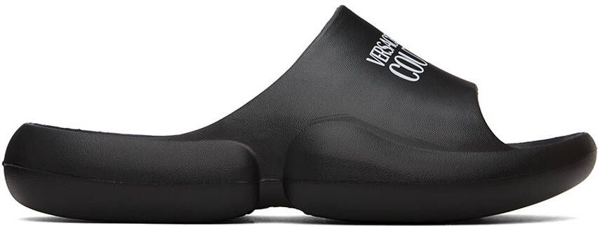 Versace Jeans Couture Black Tago Slides - Picture 5